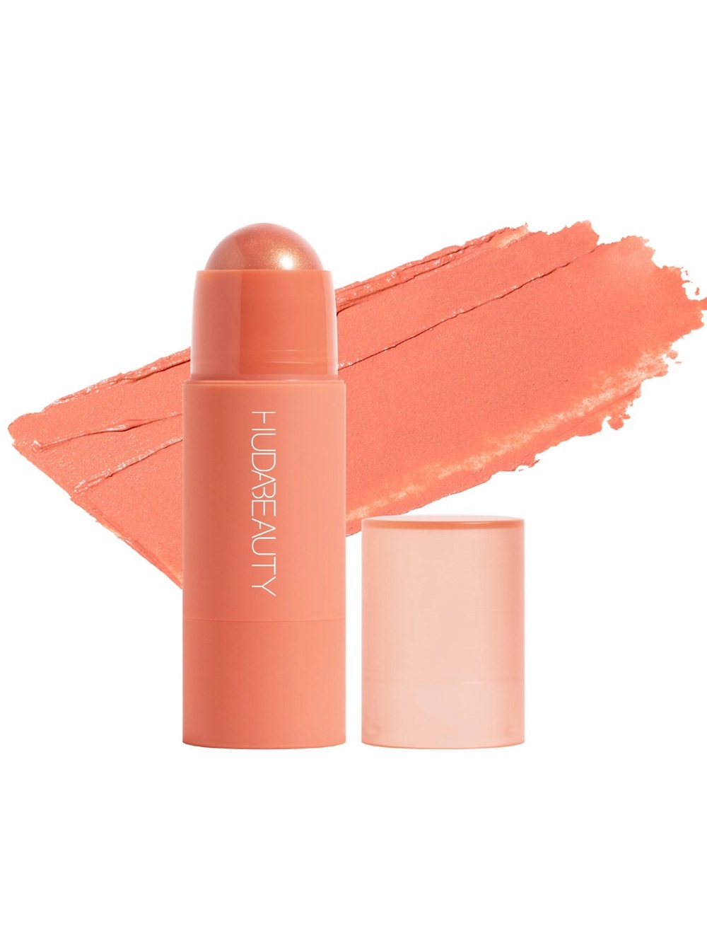 NIB huda beauty CHEEKY TINT BLUSH STICK in Perky Peach